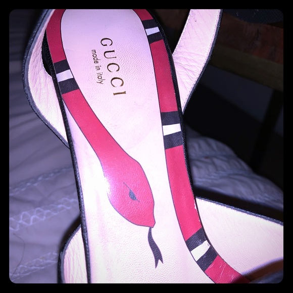 Gucci Napa CHARLOTTE HIGH☝🏼PLATFORMS - Picture 6 of 8